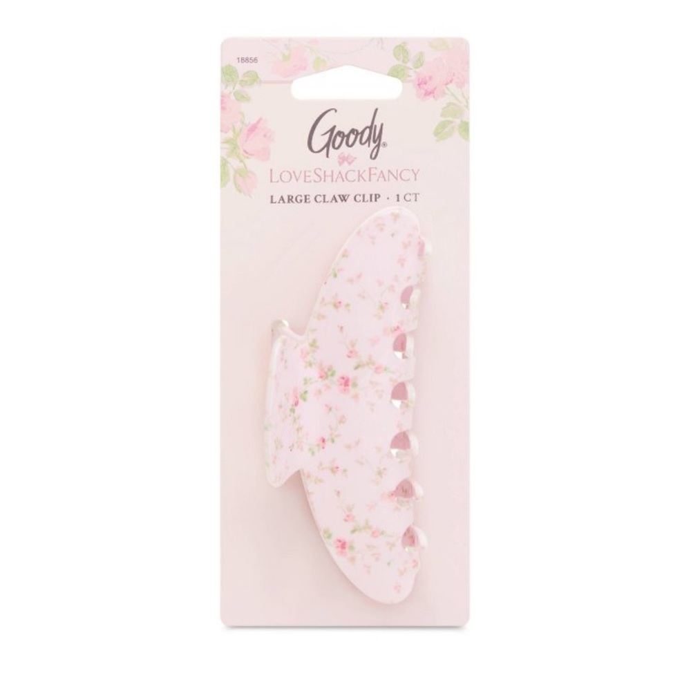LoveShackFancy x Goody Pink English Ivy Large Claw | NEW